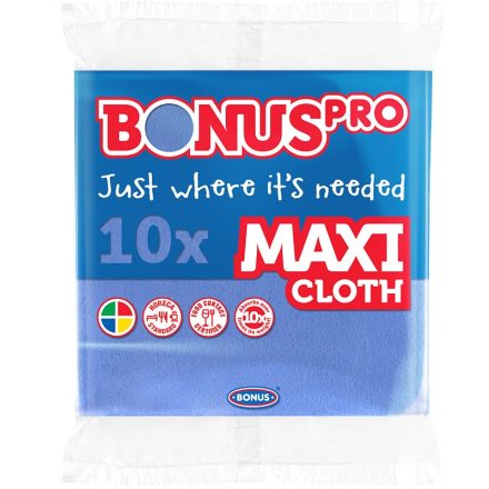 Bonus Maxi általános törlőkendő kék 10db/csomag