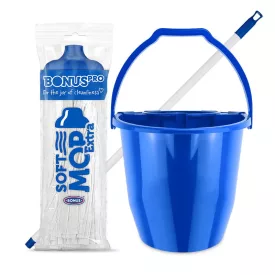 Bonus SoftMop Extra felmosó vödör szett kék
