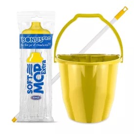 Bonus SoftMop Extra felmosó vödör szett sárga