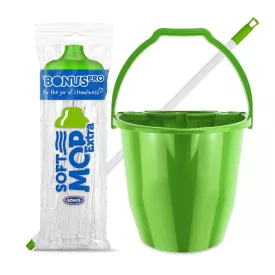 Bonus SoftMop Extra felmosó vödör szett zöld