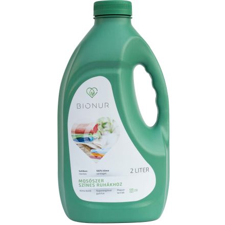 Bionur folyékony mosószer színesekre 2 liter
