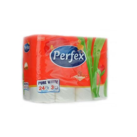 Boni Perfex tekercses WC papír 3 rétegű, fehér 24 tekercs