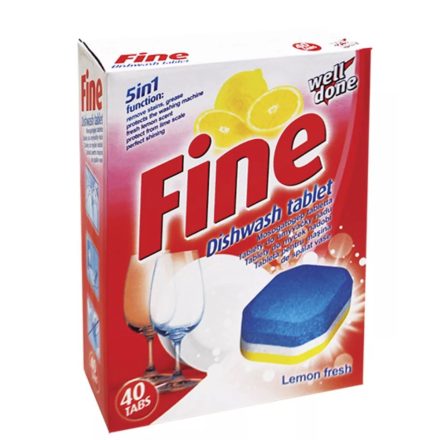 Fine 5in1 mosogatógép tabletta 40x20 gr