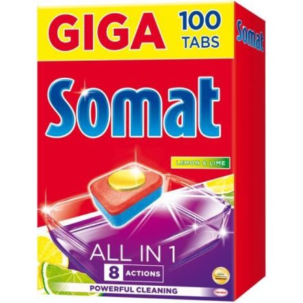 Somat All in 1 Lemon Lime mosogatógép tabletta 100 db