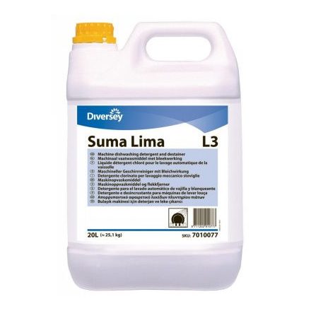 Suma Lima L3 gépi mosogatószer klóros 20 liter