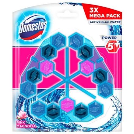Domestos Power5 Blue Water Magnolia kosaras wc tisztító rúd 3x55g