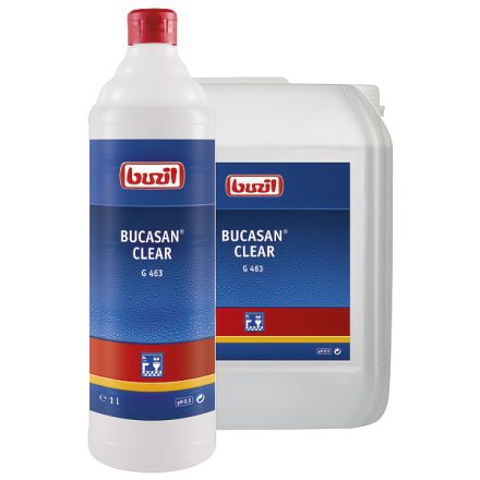 Buzil Bucasan Clear színtelen napi szaniter tisztító, 10 liter