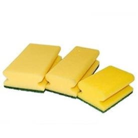 Sigron kézi mosogatószivacs 15x7x4cm zöld/sárga