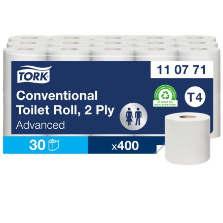 Tork kistekercses WC papír T4 Advanced, fehér, 2 rétegű, 9,7x ,12,4 cm, 49,6 m SCA110771