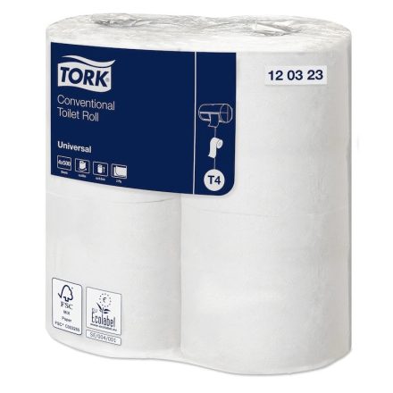 Tork kistekercses WC papír T4 fehér 2 rétegű, 9,15x11 cm, SCA120323