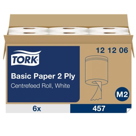 Tork általános papír 2 rétegű, belsőmagos M2 2r, fehér, 6x160m SCA121206
