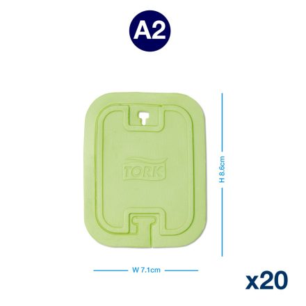 Tork Universal illatosító gumilap virág illattal A2 virág, 20db/vödör SCA236015