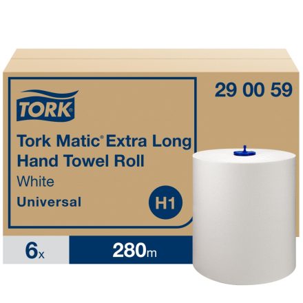 Tork Universal Matic tekercses kéztörlő H1 1r, fehér, 6x280m SCA290059