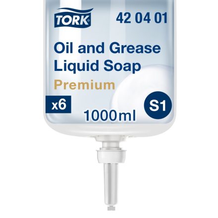Tork Premium olaj és zsíroldó folyékony szappan S1 színtelen, 1 liter SCA420401