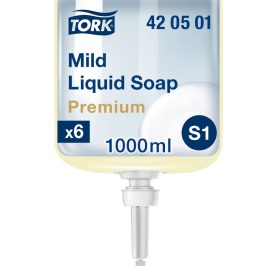   Tork Premium kézkímélő folyékony ipari szappan S1 gyöngyházfényű, 1 liter SCA420501