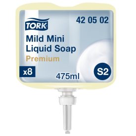   Tork Premium mini kézkímélő folyékony ipari szappan S2 fehér, 475ml SCA420502