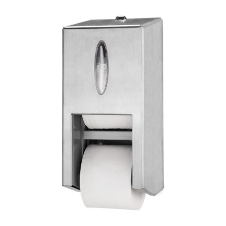 Tork Mid Size belsőmag nélküli duplatekercses WC papír adagoló T7 rozsdamentes SCA472019