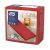 Tork Linstyle Dinner éttermi szalvéta 1/8, 1 rétegű, piros, 39x39 SCA478149