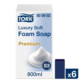  Tork Premium ipari habszappan luxus S3 színtelen, 800ml SCA500902
