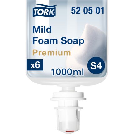 Tork Premium kézkímélő habszappan S4 fehér, 1 liter SCA520501