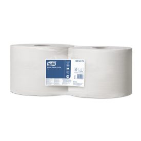   Tork általános tekercses kéztörlő W1/W2 Universal fehér, 2 rétegű, 24 x 35 cm 400 m/1143 lap SCA605472
