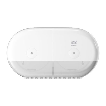Tork SmartOne Mini duplatekercses toalettpapír adagoló T9 Elevation, fehér, ABS 22,1x39,8x15,6 cm SCA682000
