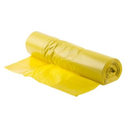 Szemeteszsák 50x50 cm 0.015 mm, 25 liter, 20db sárga